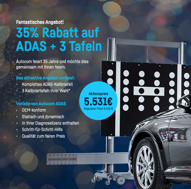 Комплект для калибровки ADAS для легковых автомобилей