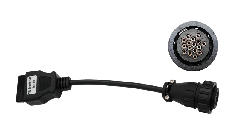 16-polig Scania/DAF Truck OBD-Testkabel